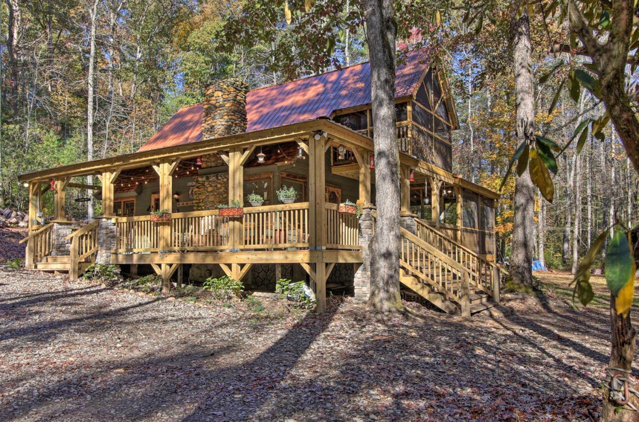 Villa 5-Acre North Georgia Mountain Retreat With Creek! Sautee Nacoochee Esterno foto